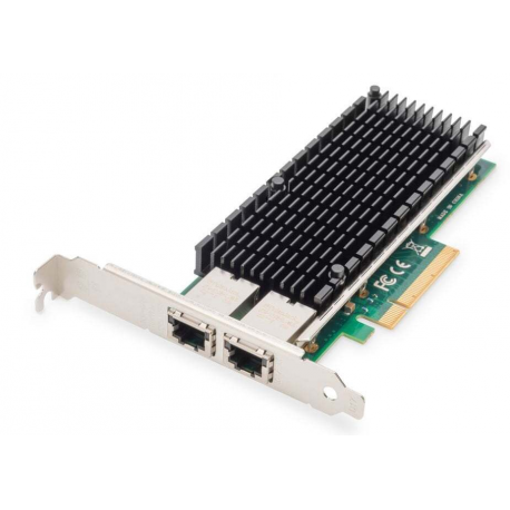 DIGITUS - Network adapter - PCIe - 10 Gigabit Ethernet x 2 - 0
