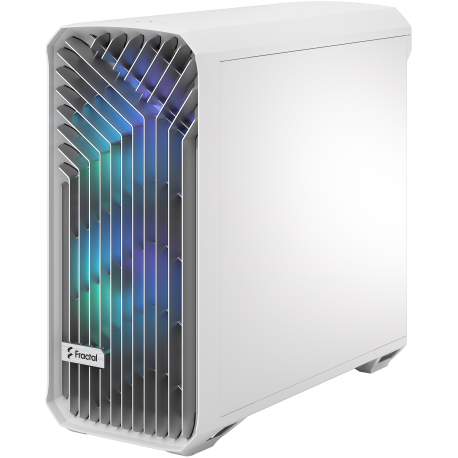 Fractal Design Torrent - Tower - extended ATX - windowed side panel (tempered glass) - no power supply (ATX) - white - USB/Audio - 1