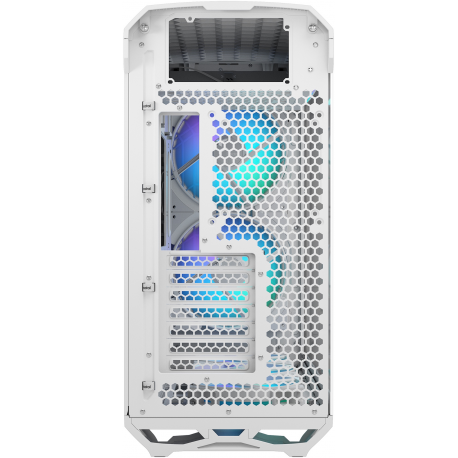 Fractal Design Torrent - Tower - extended ATX - windowed side panel (tempered glass) - no power supply (ATX) - white - USB/Audio - 3