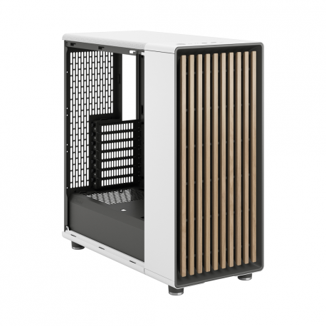 Fractal Design North - Mid tower - ATX - no power supply (ATX) - chalk white - USB/Audio - 17