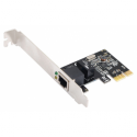 Logilink PC0029, PCI-express card 10/100/1000 LAN MBit REALTEK chip ,with Low profile barcet