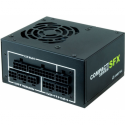 Chieftec Compact Series CSN-650C - Power supply (internal) - ATX12V 2.3/ SFX12V - 80 PLUS Gold - AC 100-240 V - 650 Watt - active PFC - black