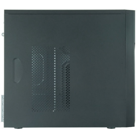 Chieftec Elox Series HO-12B - Tower - micro ATX - no power supply - black - USB/Audio - 1