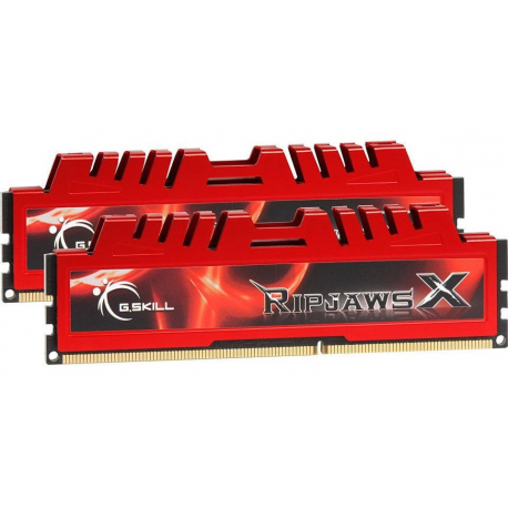 G.Skill Ripjaws-X - DDR3 - kit - 16 GB: 2 x 8 GB - DIMM 240-pin - 1600 MHz / PC3-12800 - CL10 - 1.5 V - unbuffered - non-ECC - 1