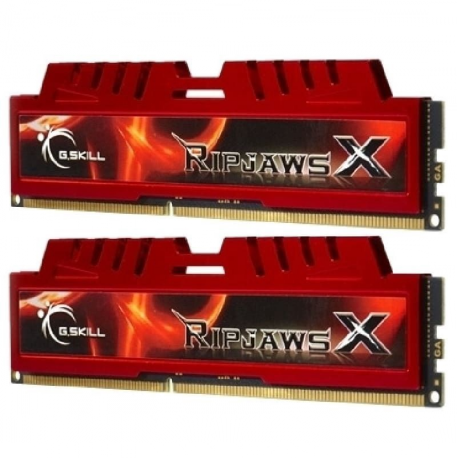 G.Skill Ripjaws-X - DDR3 - kit - 16 GB: 2 x 8 GB - DIMM 240-pin - 1600 MHz / PC3-12800 - CL10 - 1.5 V - unbuffered - non-ECC - 2