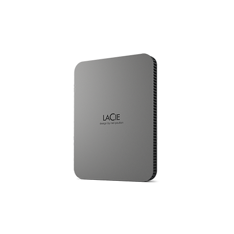 LaCie Mobile Drive STLR5000400 - Apple Exclusive - hard drive - 5 TB - external (portable) - USB 3.2 Gen 1 (USB-C connector) - space grey - with 3 years Seagate Rescue Data Recovery - 0