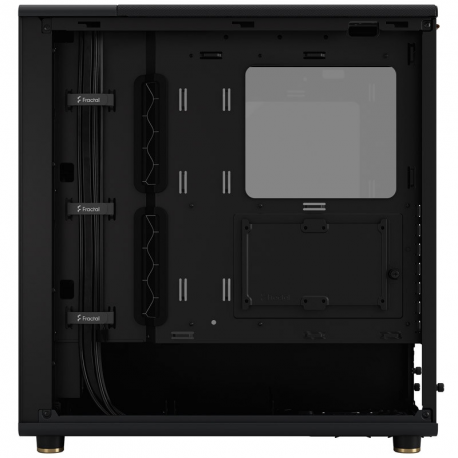 Fractal Design North - Mid tower - ATX - windowed side panel (tinted glass) - no power supply (ATX) - charcoal black - USB / Audio - 6