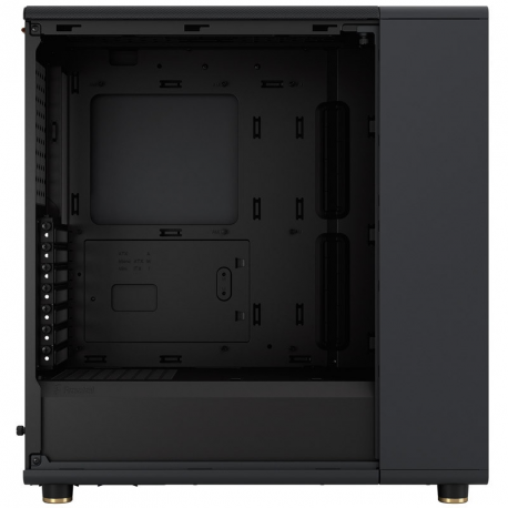 Fractal Design North - Mid tower - ATX - windowed side panel (tinted glass) - no power supply (ATX) - charcoal black - USB / Audio - 7