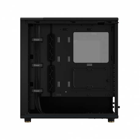 Fractal Design North - Mid tower - ATX - windowed side panel (tinted glass) - no power supply (ATX) - charcoal black - USB / Audio - 28