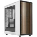 Fractal Design North - Mid tower - ATX - windowed side panel (tempered glass) - no power supply (ATX) - chalk white - USB / Audio