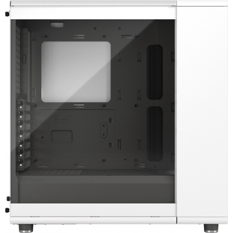 Fractal Design North - Mid tower - ATX - windowed side panel (tempered glass) - no power supply (ATX) - chalk white - USB / Audio - 8