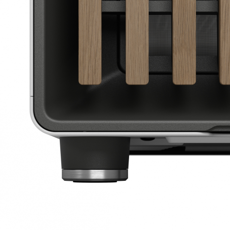 Fractal Design North - Mid tower - ATX - windowed side panel (tempered glass) - no power supply (ATX) - chalk white - USB / Audio - 12