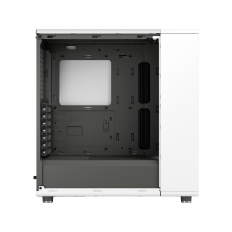 Fractal Design North - Mid tower - ATX - windowed side panel (tempered glass) - no power supply (ATX) - chalk white - USB / Audio - 17