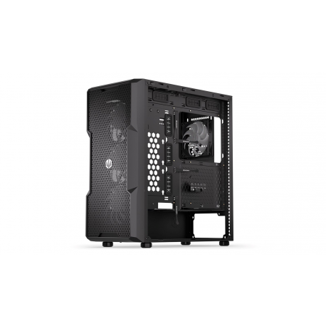 Endorfy Regnum 400 ARGB - PC case - ATX - windowed side panel (tempered glass) - no power supply (ATX) - black - USB / Audio - 8
