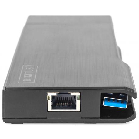 DIGITUS DA-70894 - Docking station - USB 3.0 - VGA, HDMI - GigE - 6