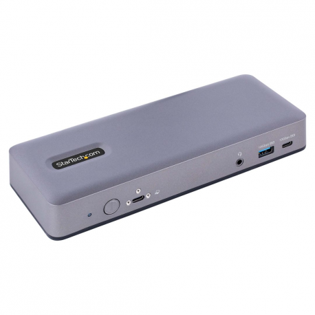 StarTech.com USB-C Docking Station - Multi Monitor HDMI / DP / DP Alt Mode USB-C Dock - 3x 4K30  /  2x 4K60 - 7-Port USB Hub - 60W Power Delivery - GbE - 3.5mm Audio - Works With Chromebook certified - Docking station - USB-C  /  Thunderbolt 3  /  Thunderbolt 4 - 2 x HDMI, 2 x DP, USB-C - GigE - 60 Watt - 0