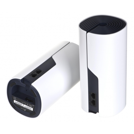 TP-Link Deco P9 - Powerline adapter (2 routers) - up to 4,000 sq.ft - mesh - GigE, HomePlug AV (HPAV) - WAN ports: 2 - 802.11a / b / g / n / ac, Bluetooth 4.2 - Dual Band - 3