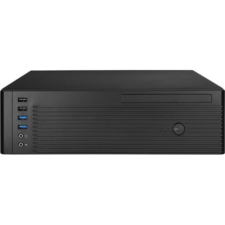 Chieftec UNI Series BE-10B-300 - Tower - micro ATX 300 Watt - black - USB/Audio - 2