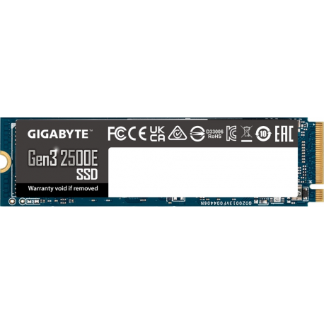 Gigabyte Gen3 2500E - SSD - 500 GB - internal - M.2 2280 - PCIe 3.0 x4 (NVMe) - 0