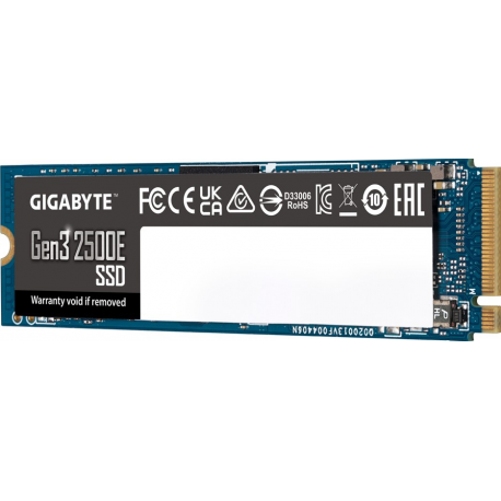 Gigabyte Gen3 2500E - SSD - 500 GB - internal - M.2 2280 - PCIe 3.0 x4 (NVMe) - 1