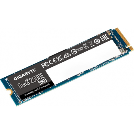Gigabyte Gen3 2500E - SSD - 500 GB - internal - M.2 2280 - PCIe 3.0 x4 (NVMe) - 2