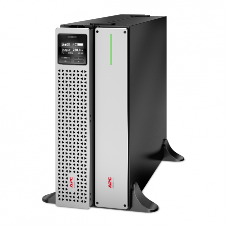 APC Smart-UPS On-Line SRTL2200RM4UXLI-NC - UPS (rack-mountable) (high density) - AC 220/230 V - 1980 Watt - 2200 VA - Lithium Ion - output connectors: 8 - 4U - 1.83 m cord - black with silver front bezel - with APC UPS Network Management Card - 2