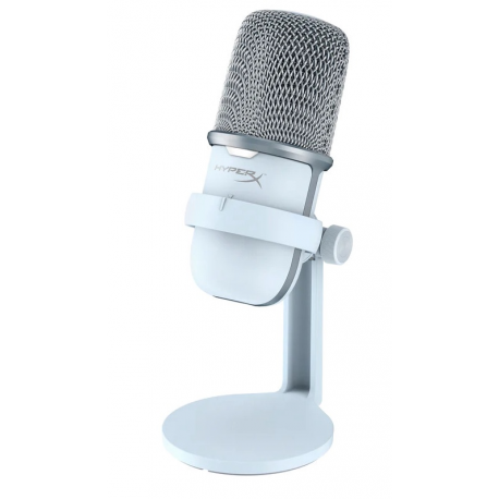 HyperX SoloCast - Microphone - USB - white - for Victus by HP Laptop 15, 16; Laptop 14, 15, 17; Pavilion x360 Laptop; Pro 290 G9 - 3