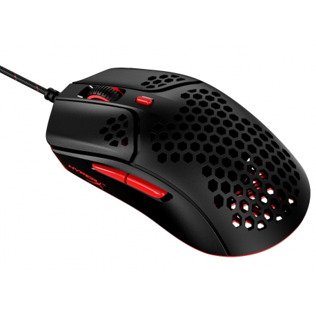 HyperX Pulsefire Haste - Mouse - optical - 6 buttons - wired - USB 2.0 - black  /  red - for Xbox One, Xbox One S, Xbox One S All-Digital Edition, Xbox One X, Xbox Series S, Xbox Series X; Sony PlayStation 4, Sony PlayStation 5 - 2