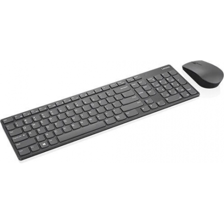 Lenovo Professional Ultraslim Combo - Keyboard and mouse set - wireless - 2.4 GHz - US - iron grey - for ThinkCentre M80s Gen 3; M90a Gen 3; M90a Pro Gen 3; M90q Gen 2; M90t Gen 3; V15 IML - 1