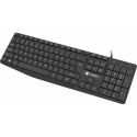 Natec Nautilus - Keyboard - USB - QWERTY - US - black