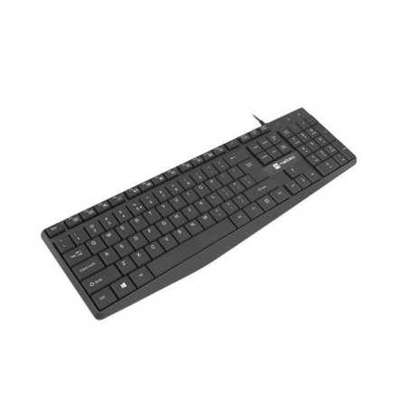 Natec Nautilus - Keyboard - USB - QWERTY - US - black - 2