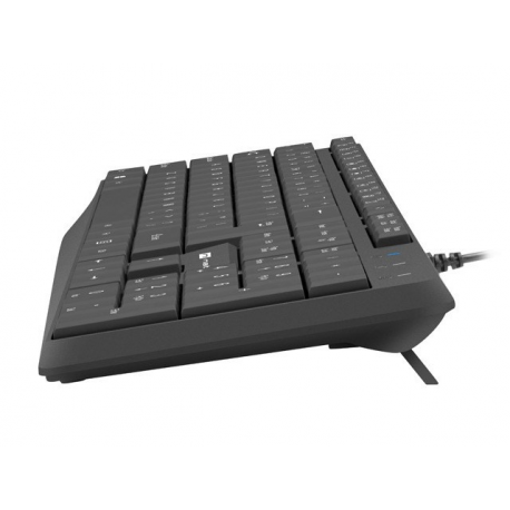 Natec Nautilus - Keyboard - USB - QWERTY - US - black - 3