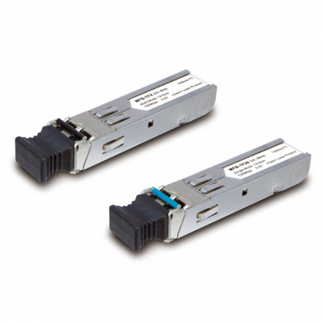 PLANET MFB-Series MFB-TFB20 - SFP (mini-GBIC) transceiver module - 100Mb LAN - 100Base-BX - LC single-mode - up to 20 km - 1550 (RX) / 1310 (TX) nm - 0