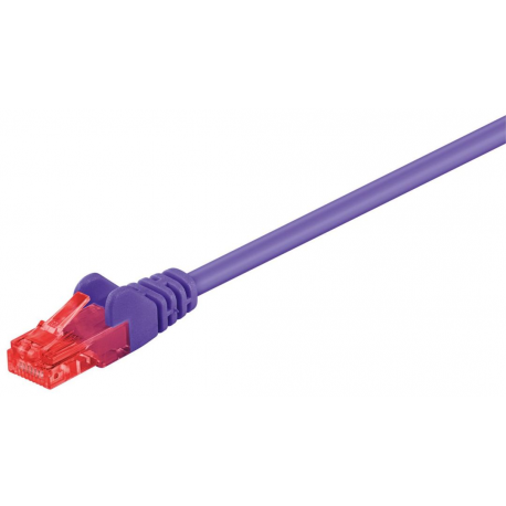 MicroConnect - Network cable - RJ-45 (M) to RJ-45 (M) - 3 m - UTP - CAT 6 - purple - 0