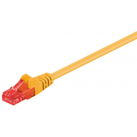 MicroConnect - Network cable - RJ-45 (M) to RJ-45 (M) - 3 m - UTP - CAT 6 - yellow - 0