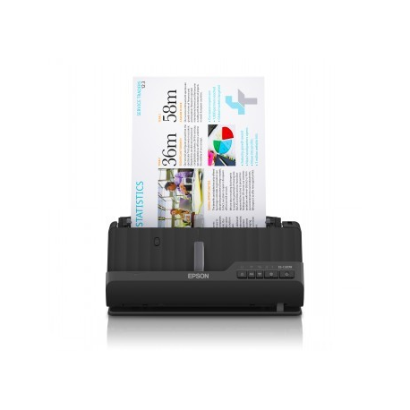 Epson ES-C320W - Sheetfed scanner - Duplex - A4 / Legal - 600 dpi x 600 dpi - ADF (20 sheets) - up to 3500 scans per day - USB 2.0, Wi-Fi(n) - 0