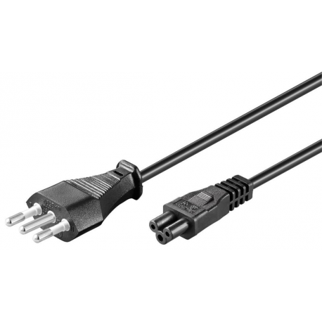 MicroConnect - Power cable - IEC 60320 C5 to CEI 23-16/VII (M) - 1.8 m - black - 0