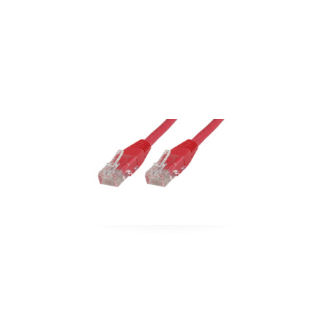 MicroConnect - Network cable - RJ-45 (M) to RJ-45 (M) - 30 cm - UTP - CAT 5e - red - 0