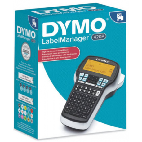 DYMO LabelMANAGER 420P - Labelmaker - Roll (1.9 cm) - USB - cutter - 2