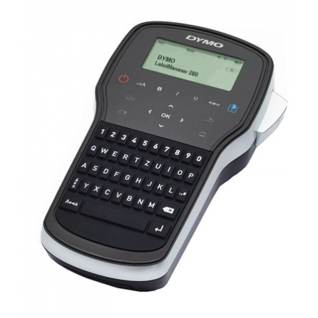 DYMO LabelMANAGER 280 - Labelmaker - B / W - thermal transfer - Roll (1.2 cm) - USB - cutter - 2