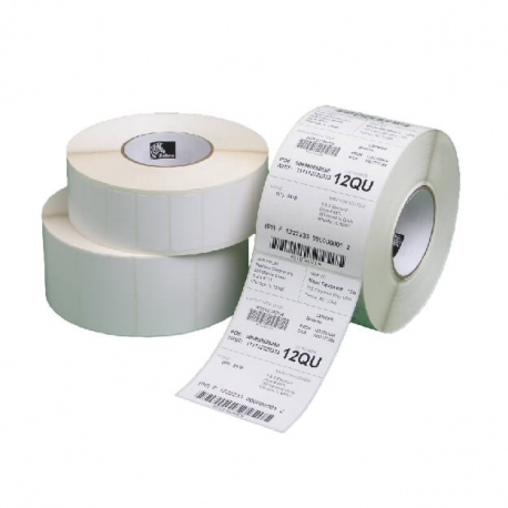 Zebra Z-Ultimate 3000T - Polyester - glossy - permanent adhesive - white - 76.2 x 101.6 mm 11160 label(s) (12 roll(s) x 930) tape - for Zebra DA402, GX420; GK Series GK420; G-Series GC420; TLP 2722, 2844, 3742, 38XX - 0