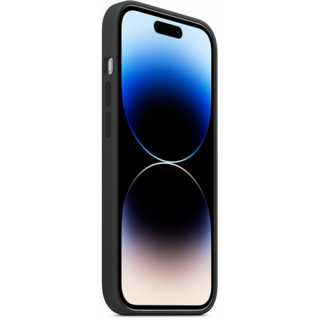 Apple - Back cover for mobile phone - MagSafe compatibility - microtwill, FineWoven - mulberry - for iPhone 15 - 2