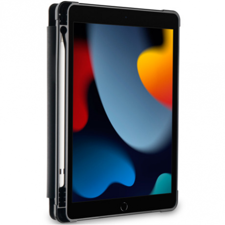 OtterBox React Series - Screen cover for tablet - with pencil holder - black - for Apple 10.2-inch iPad (8th generation, 9th generation) - 2