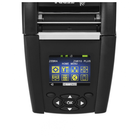 Zebra ZQ600 Series ZQ610 Plus - Label printer - direct thermal - Roll (5.54 cm) - 203 dpi - up to 115 mm/sec - USB, NFC, RS232C, Wi-Fi(ac), Wi-Fi(ax), Bluetooth 5.3 - 3