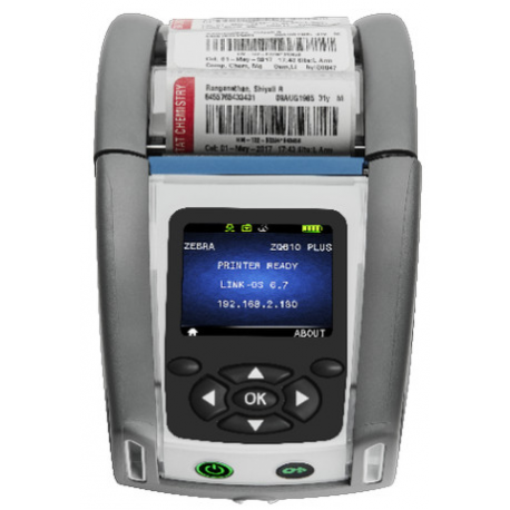 Zebra ZQ600 Series ZQ610 Plus-HC - Label printer - direct thermal - Roll (5.54 cm) - 203 dpi - up to 115 mm/sec - Wi-Fi(ax), Bluetooth 5.3, USB, RS232C, NFC - 2