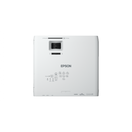Epson EB-L260F - 3LCD projector - 4600 lumens (white) - 4600 lumens (colour) - 16:9 - 1080p - 802.11a / b / g / n / ac wireless  /  LAN /  Miracast - white - 4