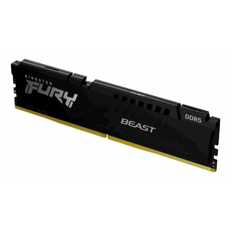 Kingston FURY Beast - DDR5 - kit - 128 GB: 4 x 32 GB - DIMM 288-pin - 5200 MHz  /  PC5-41600 - CL40 - 1.25 V - unbuffered - on-die ECC - black - 0