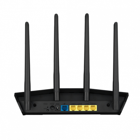 ASUS RT-AX57 - - wireless router - 4-port switch - 1GbE - Wi-Fi 6 - Dual Band - 3