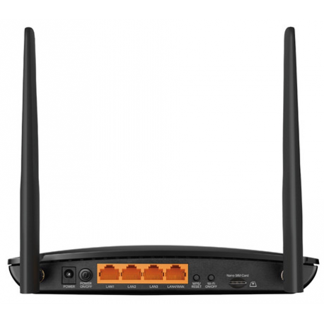 TP-Link Archer MR500 V1 - Wireless router - WWAN 4-port switch - 1GbE - Wi-Fi 5 - Dual Band - 3G, 4G - 10