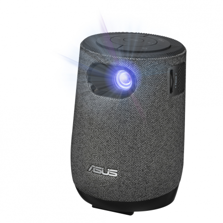 ASUS ZenBeam Latte L1 - DLP projector - LED - 300 lumens - 1280 x 720 - 16:9 - 720p - short-throw fixed lens - Wi-Fi / Bluetooth - grey, black - 23